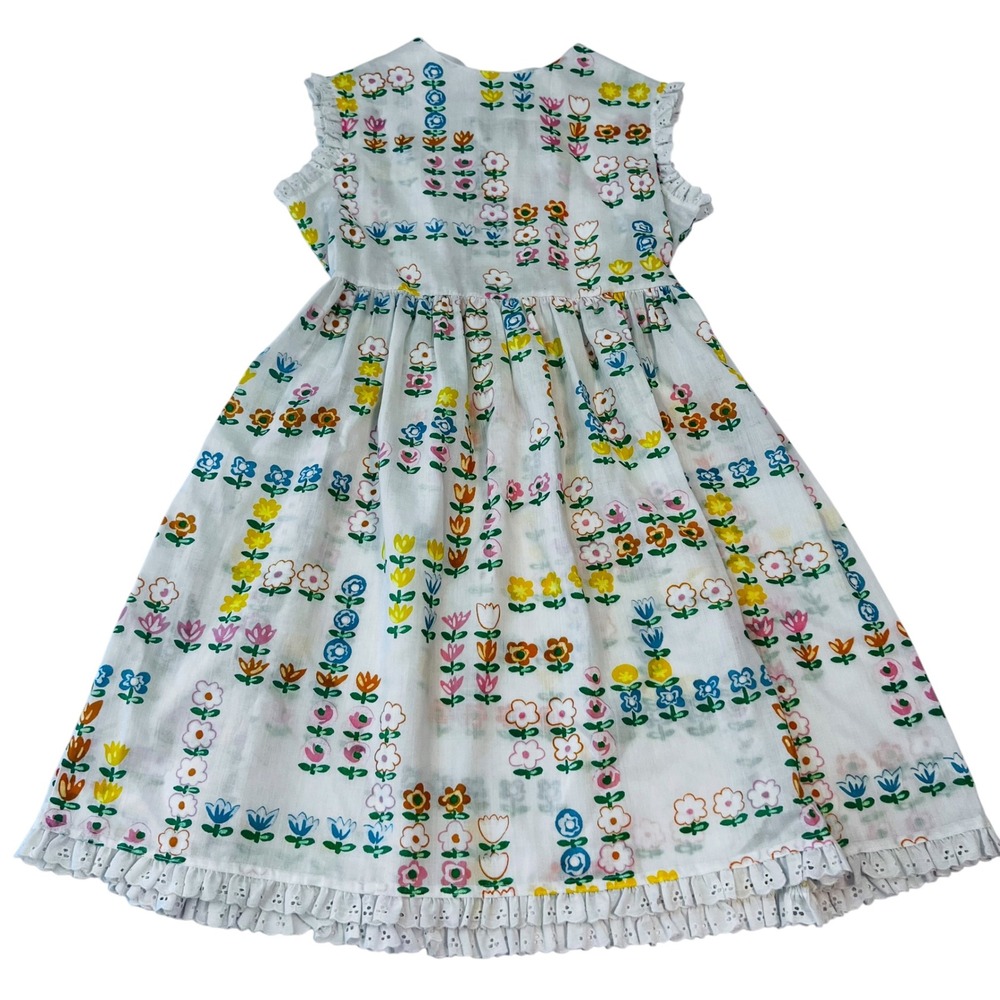 Vintage Cinderella Girls Floral Dress Size 14 Made in USA Cottagecore